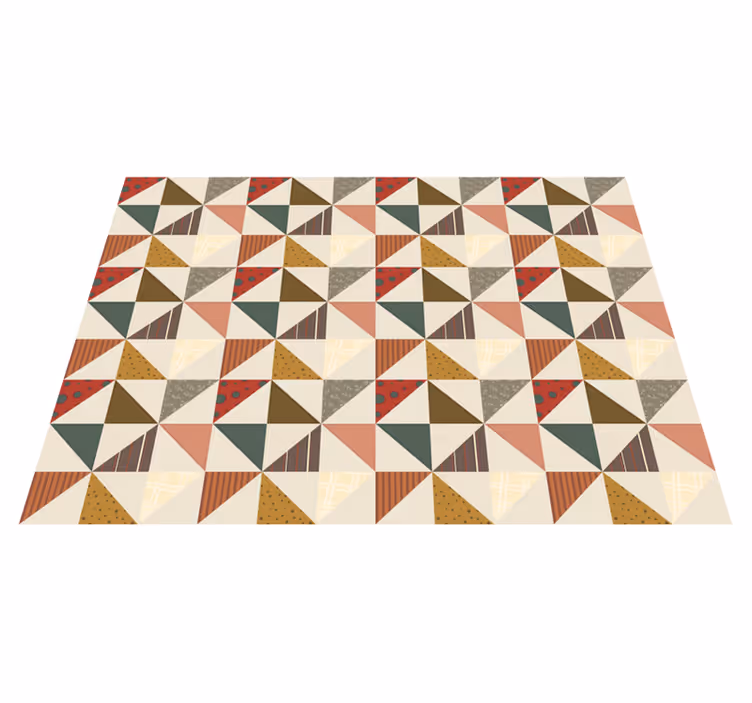 Vinylový koberec s geometrickými tvarmi eklektické tvary - Tenstickers