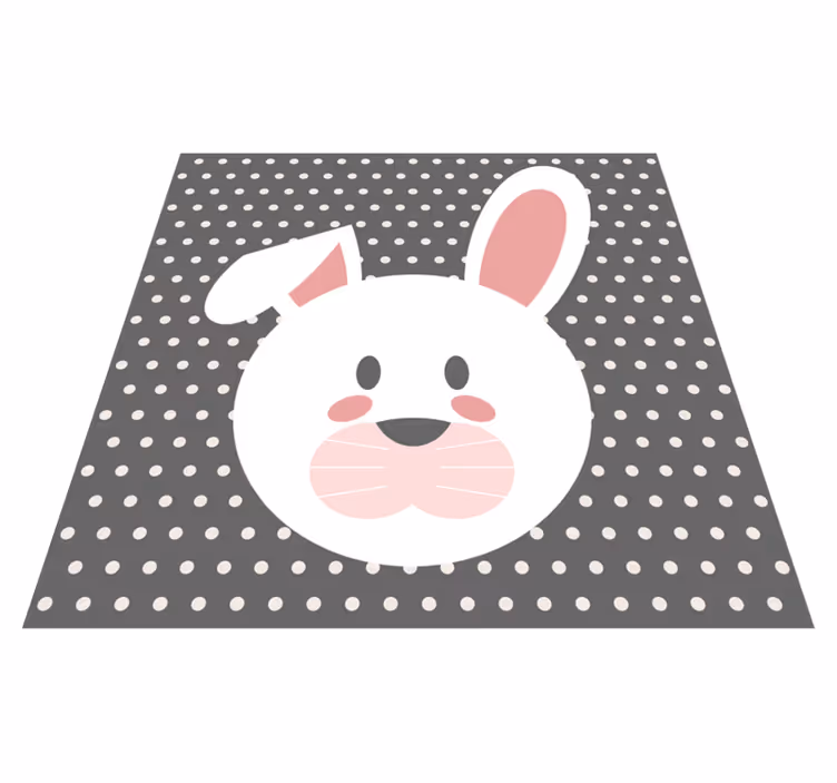 vinylové koberce pre nemluvna bodkovaný zajačik - Tenstickers