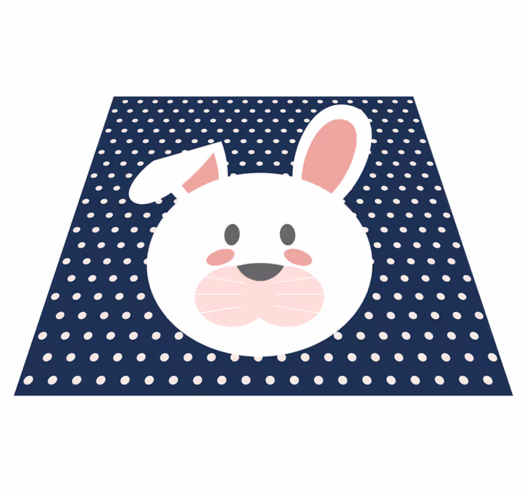 vinylové koberce pre nemluvna rozmarný motív zajačika - Tenstickers