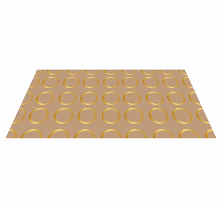 Geometrický vzor zlaté kruhy geometrické koberce - Tenstickers