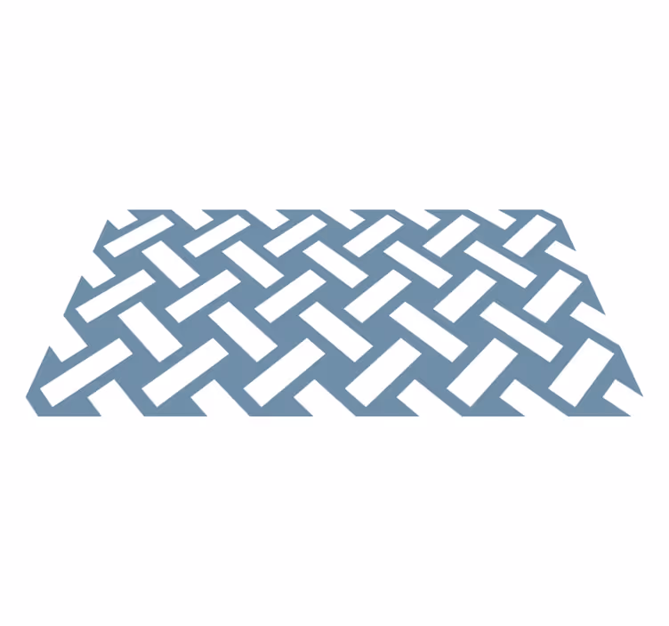 vinylový koberec geometrické tvary kontrastný chevron - Tenstickers