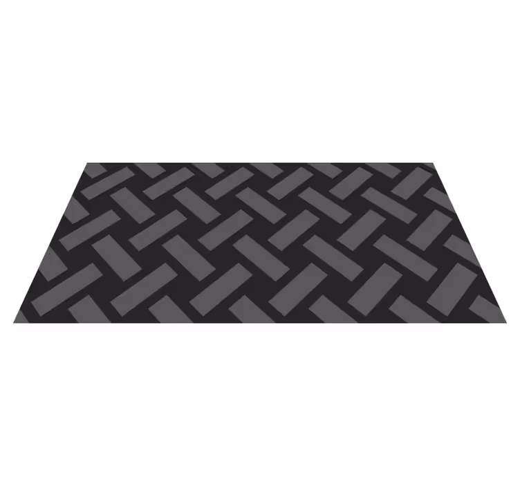 vinylový koberec geometrické tvary jednofarebná rybia kosť - Tenstickers