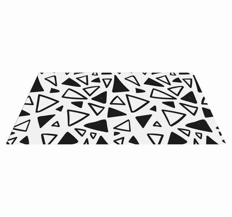 vinylový koberec geometrické tvary abstraktný trojuholníkový - Tenstickers