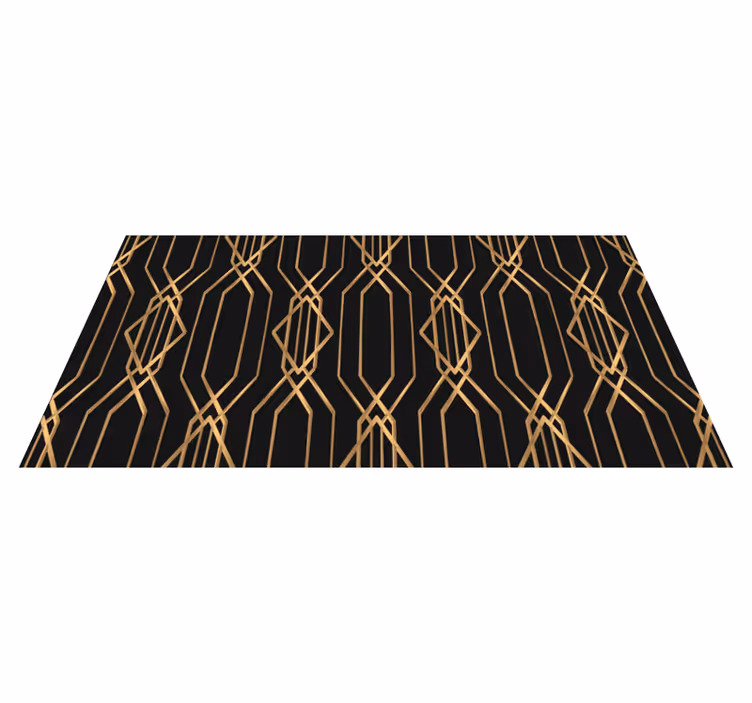 vinylový koberec geometrické tvary elegancia art deco - Tenstickers