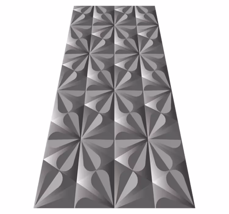 vinylový koberec geometrické tvary geometrická symetria - Tenstickers