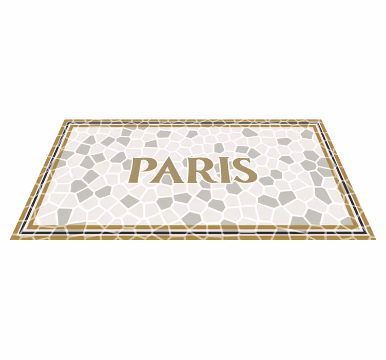 vinylový koberec meno parížsky voštinový vzor - Tenstickers