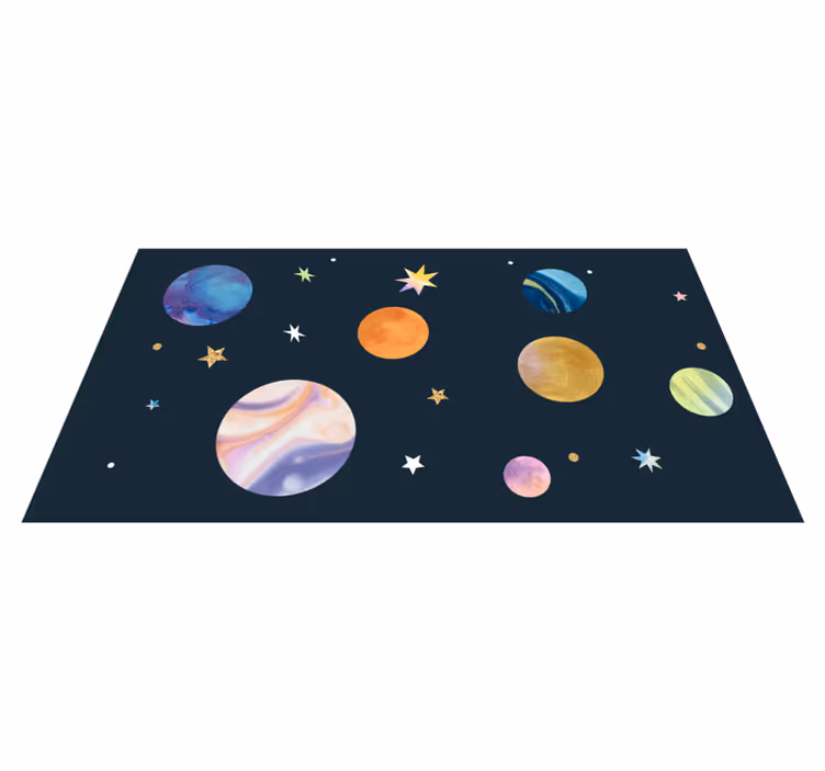 Vinylový koberec vesmír a hviezdy - Tenstickers