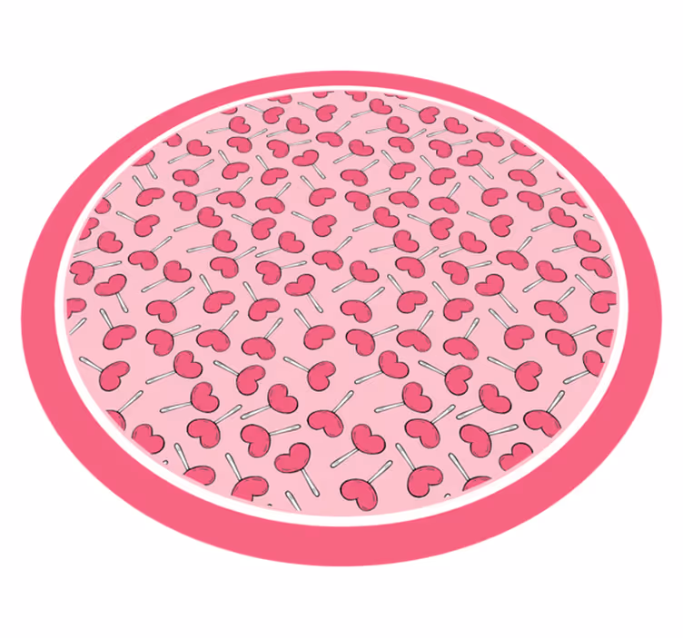 vinylové koberce pre nemluvna kruh čerešňového potešenia - Tenstickers