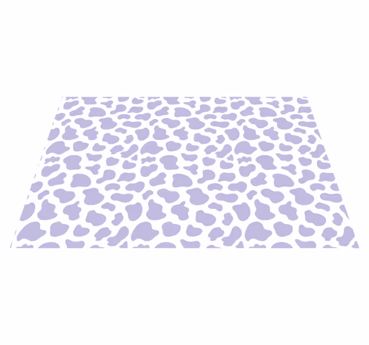 vinylový koberec zvierací vzor levanduľové leopardie škvrny - Tenstickers