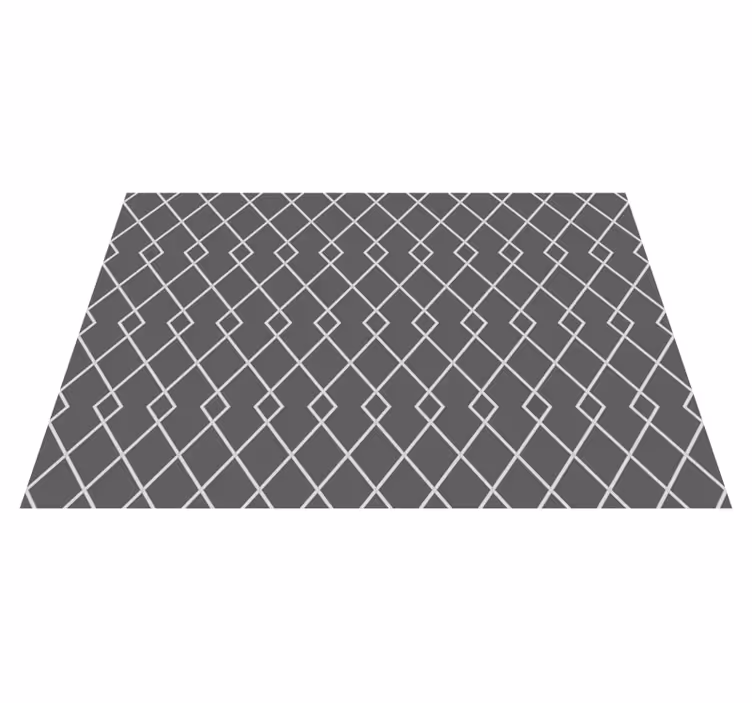 Vinylový koberec s geometrickými tvarmi elegantné diamanty - Tenstickers