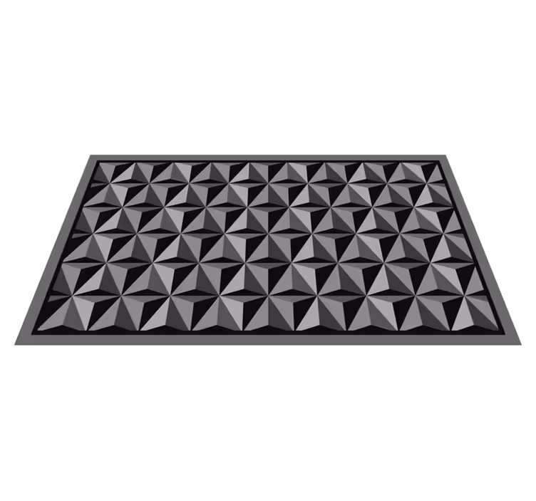 vinylový koberec s geometrickýmy tvarmi geometrické vzory - Tenstickers