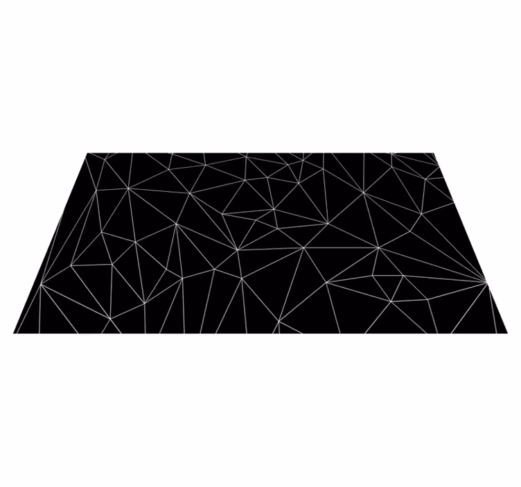 vinylový koberec s geometrickýmy tvarmi geometrické čiary - Tenstickers
