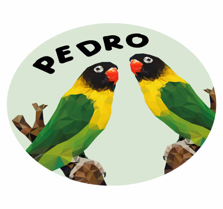 vinylový koberec s menom prispôsobiteľné hrdličky - Tenstickers