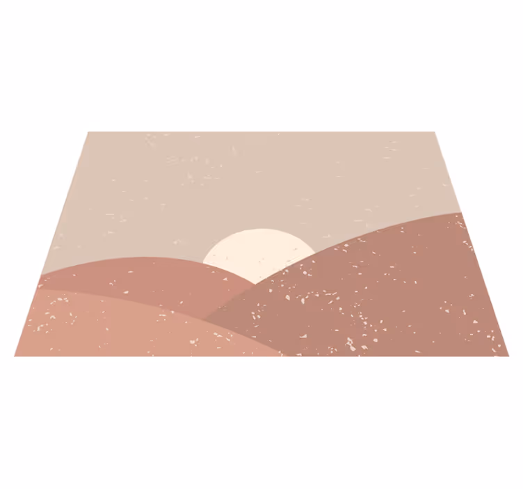 vinylový koberec minimalisticky abstraktná krajina - Tenstickers