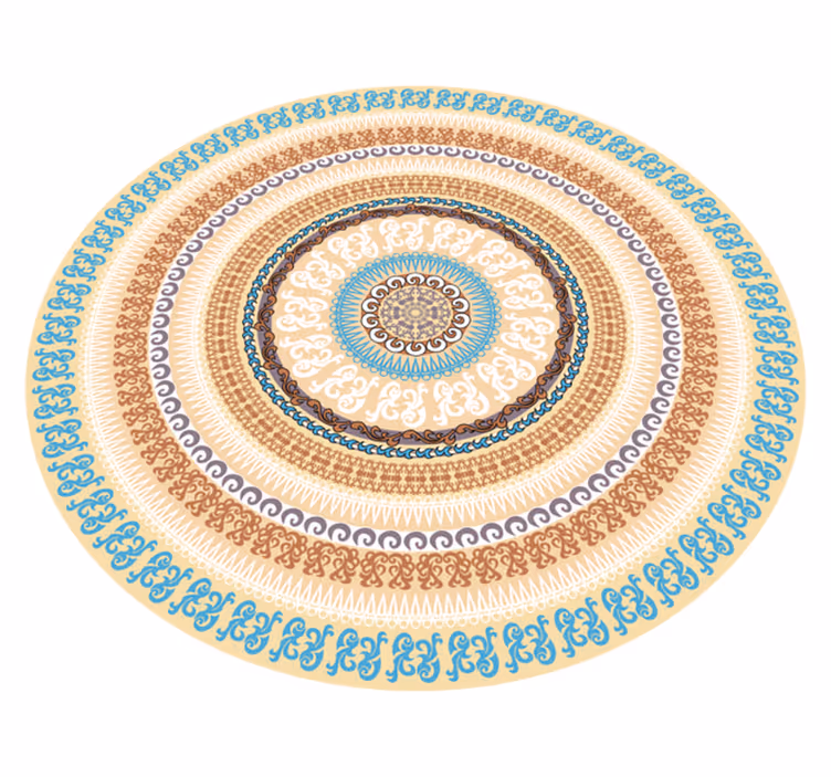 vinylový koberec mandala vzor kruhu mandaly - Tenstickers
