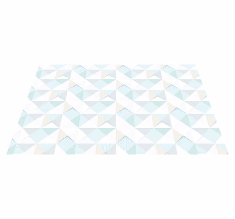 Vinylový koberec s geometrickým vzorom - Tenstickers