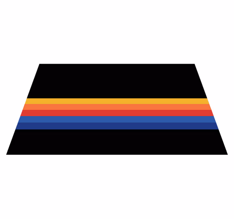 pruhovaný vinylový koberec minimalist Striped Accent - Tenstickers
