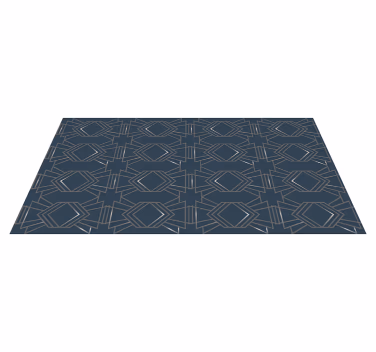 Vinylový koberec s geometrickými tvarmi pokrývka zeme - Tenstickers