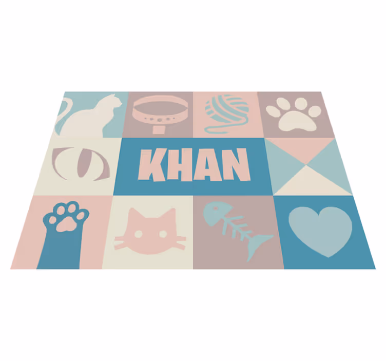 Vinylový koberec pre mačky na mieru - Tenstickers