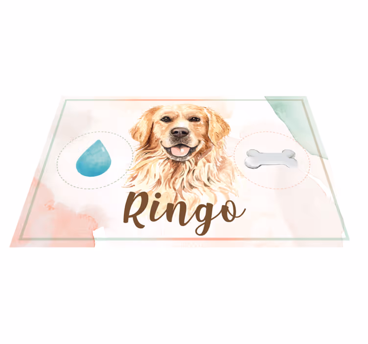 Vinylový koberec zlatý retriever - Tenstickers