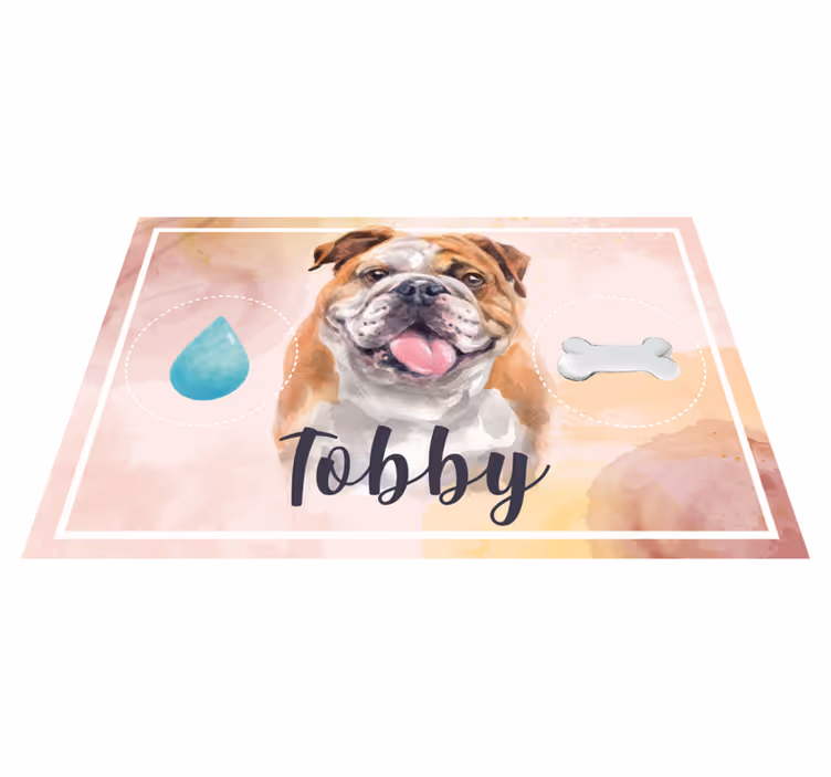 Vinylový koberec Anglický buldog - Tenstickers