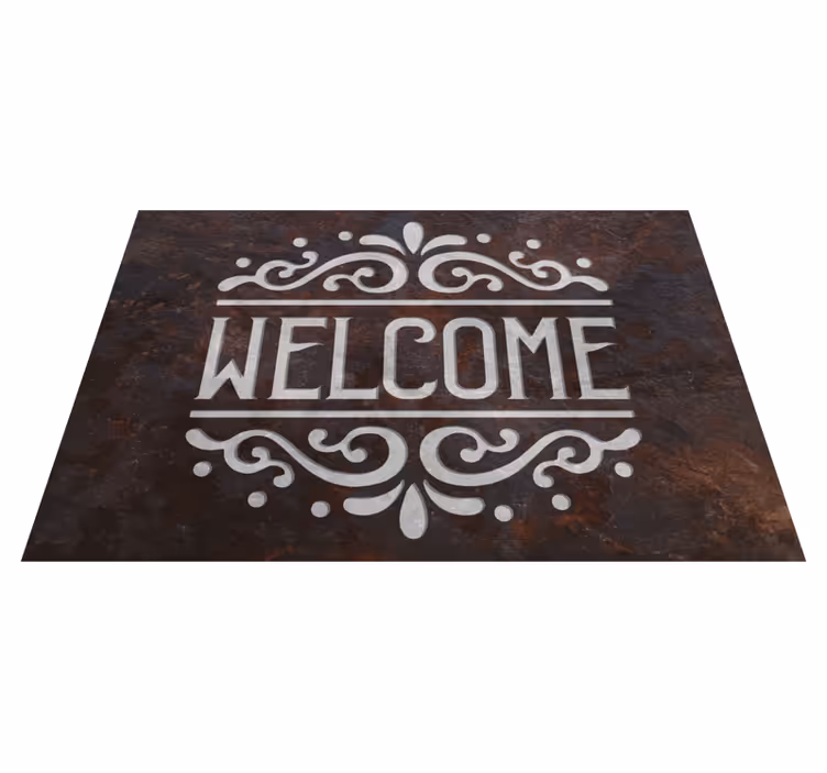 Vinylová dekoračná rohožka Welcome - Tenstickers