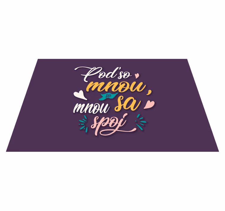 Vinylový koberec Pod somnou - Tenstickers