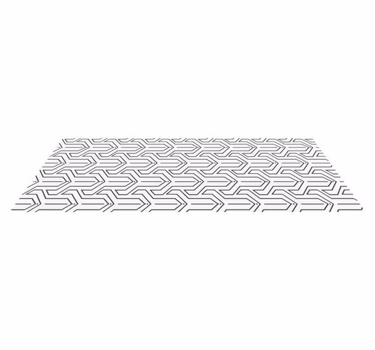vinylový koberec geometrické tvary patrón geometrico - Tenstickers