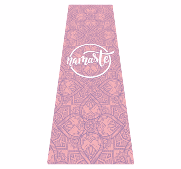 vinylový koberec citáty namaste joga - Tenstickers