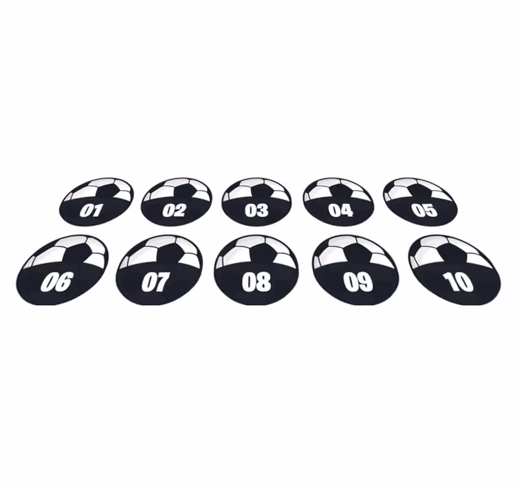 vinylový koberec pre mládež futbalový tréningový balíček - Tenstickers