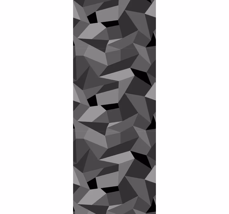 tapety geometrické vzory ostré sivé tvary - Tenstickers