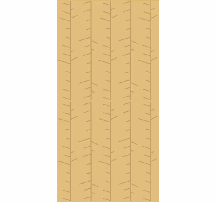 tapeta stromy štylizovaný minimalistický vzor - Tenstickers