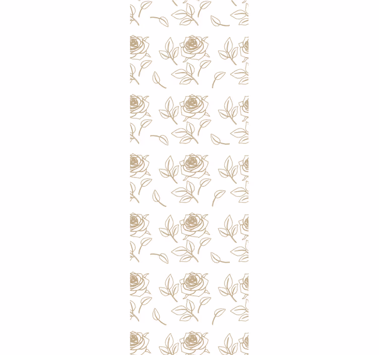 tapety na stenu kvety elegantné vzory ruží - Tenstickers