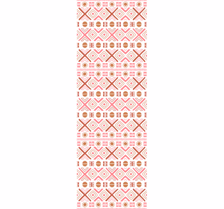 kvetinová tapeta dekoratívne geometrické vzory - Tenstickers