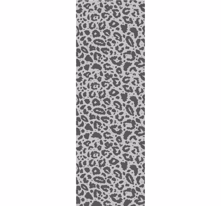leopardie tapety štýl šedej tlače - Tenstickers