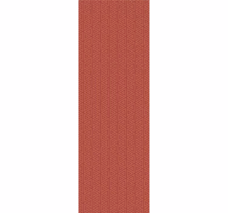 tapety na stenu trojuholniky úchvatný červený vzor - Tenstickers