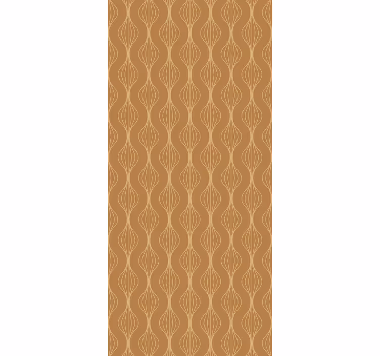 moderna tapeta na stenu elegantné krivky vzor - Tenstickers