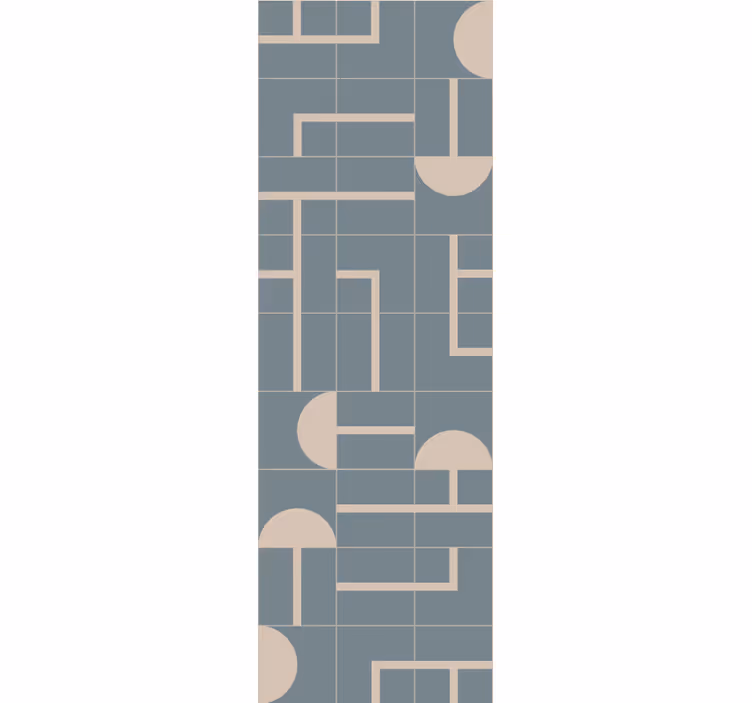 tapety geometrické vzory béžové štýlové tvary - Tenstickers