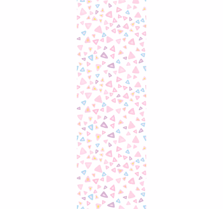 tapety na stenu trojuholniky pastelový trojuholníkový vzor - Tenstickers