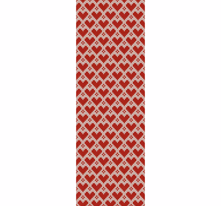tapety do obývačky dizajn tkaniny srdca - Tenstickers