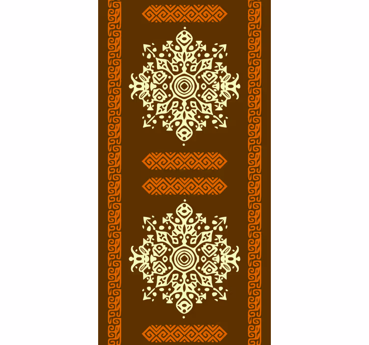 tapety do spálne etnické zlaté mandaly - Tenstickers