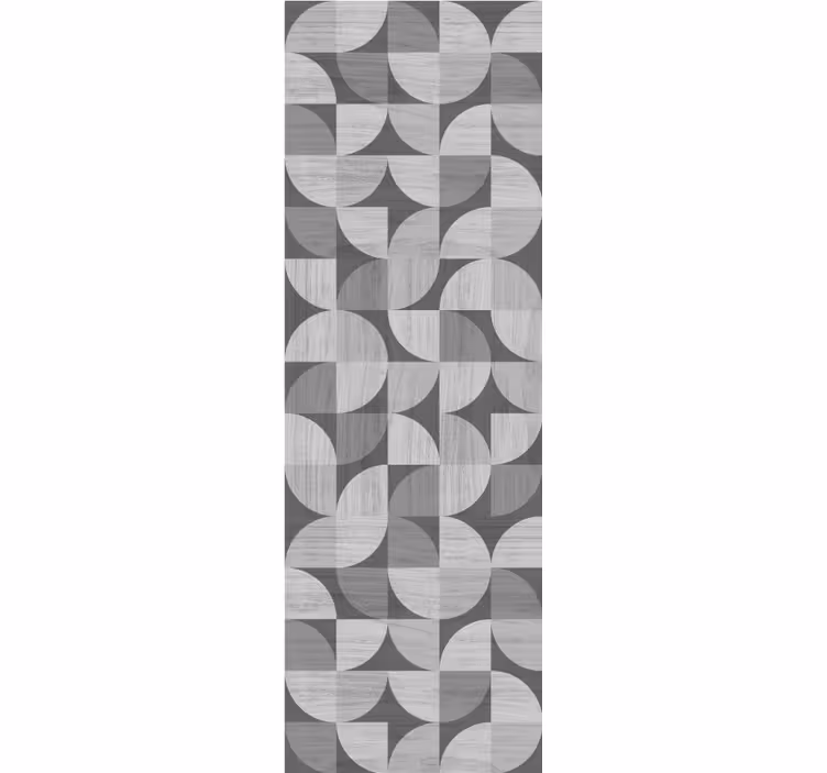 tapety geometrické vzory šedé abstraktné zakrivené tvary - Tenstickers