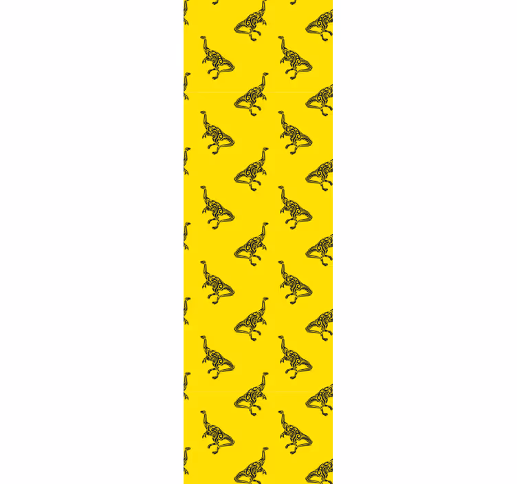 tapeta dinosaury žlté dobrodružstvo - Tenstickers