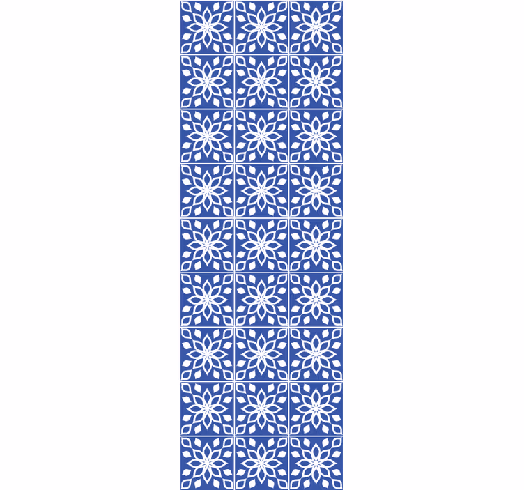 tapeta obkladačky azúrová mozaika - Tenstickers