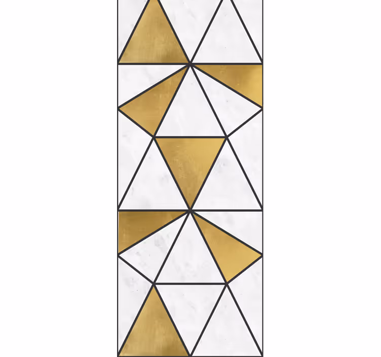 tapety na stenu trojuholniky geometrické mramorové fazety - Tenstickers
