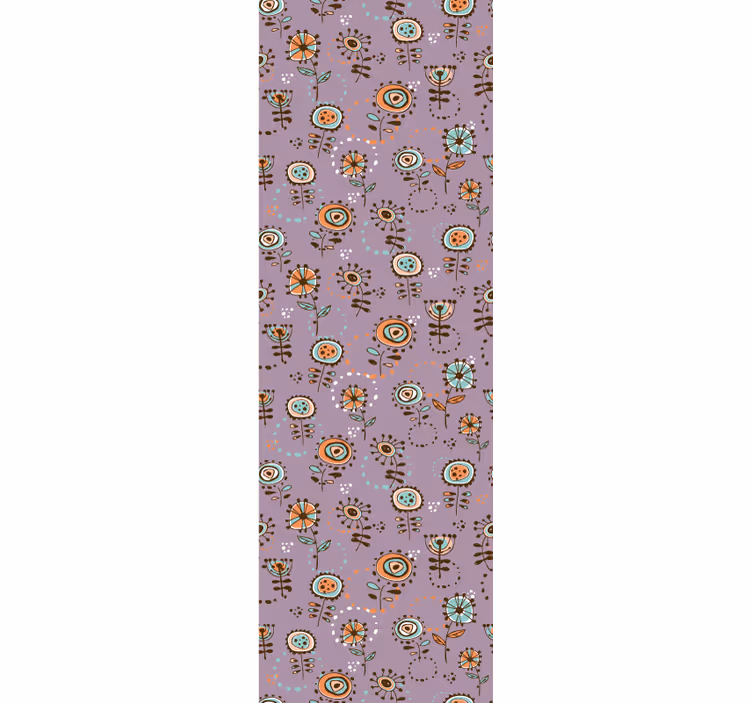tapety na stenu kvety náplasť ľudového umenia - Tenstickers