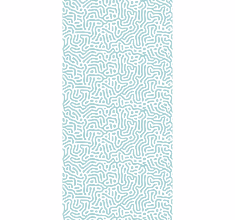 tapety geometrické vzory kresba vlnovkou - Tenstickers