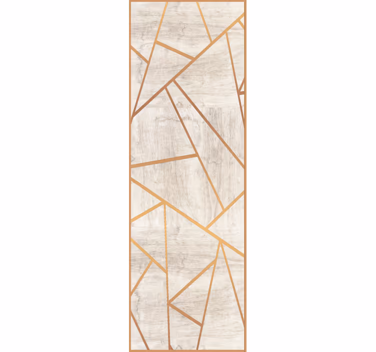 tapeta mramor geometrické zlaté žily - Tenstickers