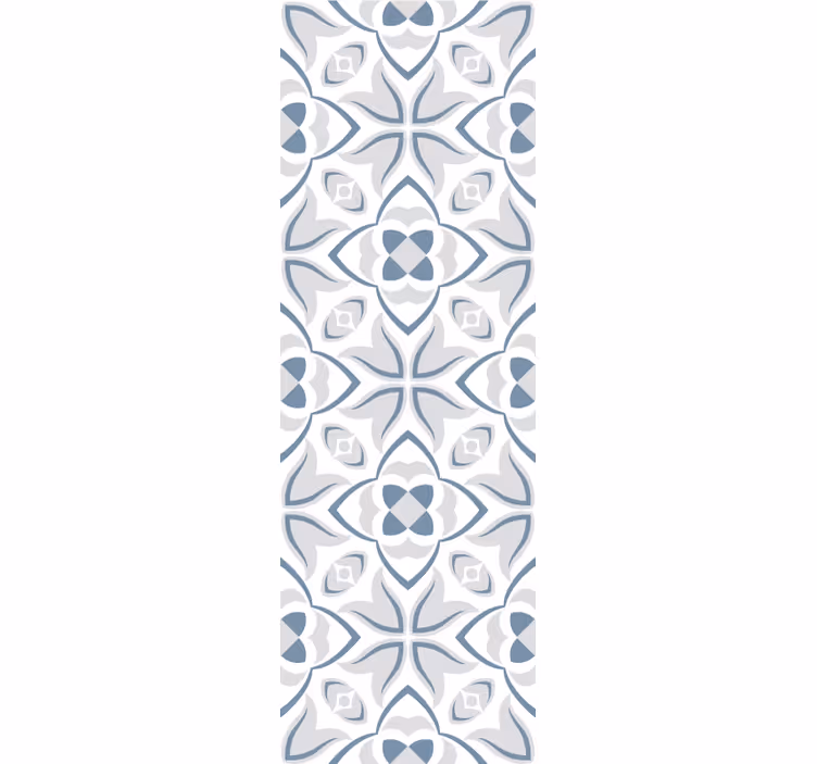 tapeta obkladačky elegantné kvetinové tvary - Tenstickers