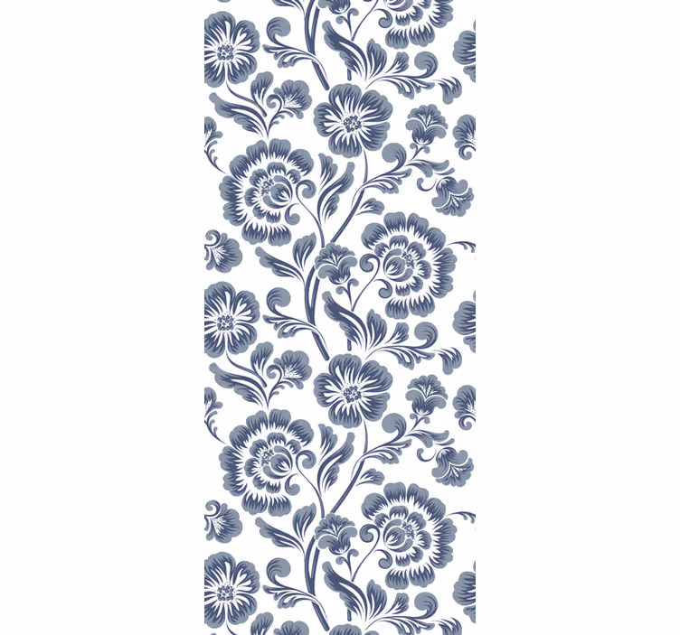 kvetinová tapeta námornícka elegantná potlač - Tenstickers